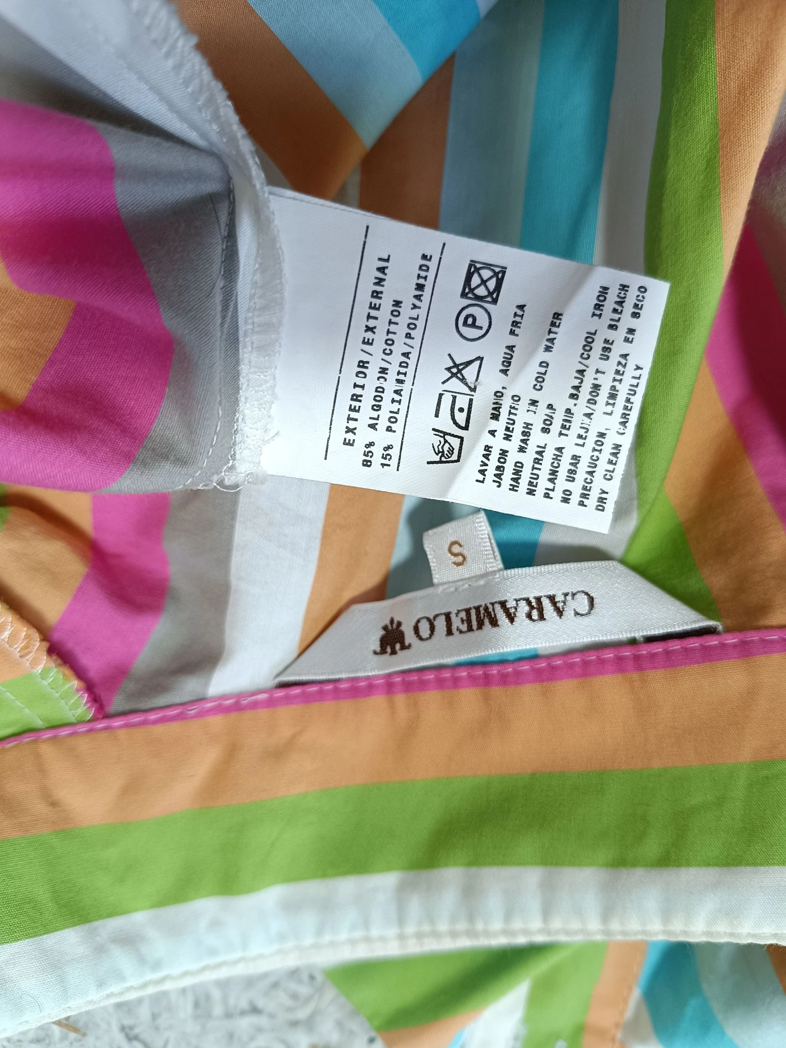 Carameldas hemd 🍭 gestreept 36 / gestreept dameshemd – photo 4